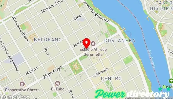 mapa de FAN PRESTA * Préstamos Personales Consultora financiera en Viedma