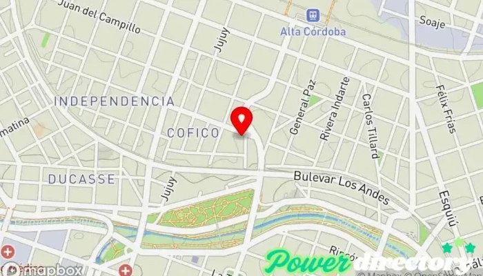 mapa de Farfalina Centro de Rehabilitación Centro de rehabilitación en Córdoba