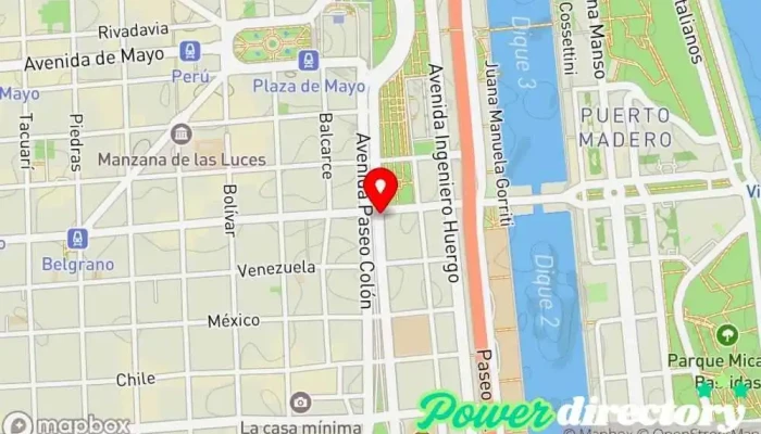 mapa de Favacard Institución financiera en Cdad. Autónoma de Buenos Aires