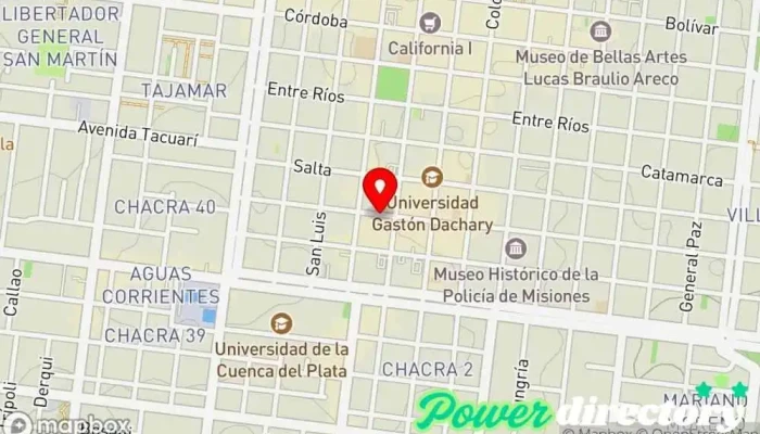 mapa de Federacion De Agencia de préstamos en Posadas
