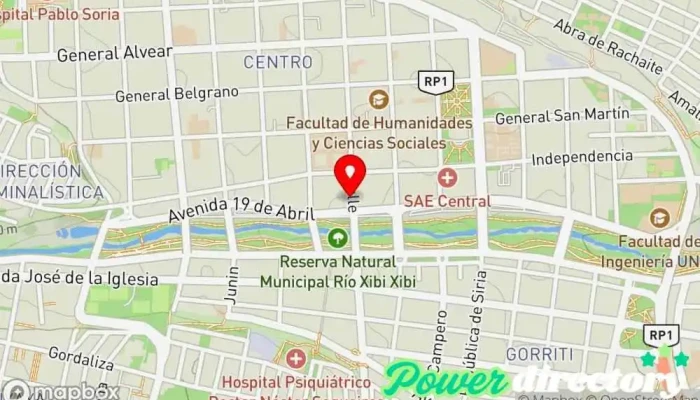 mapa de Federar Agencia de préstamos en San Salvador de Jujuy