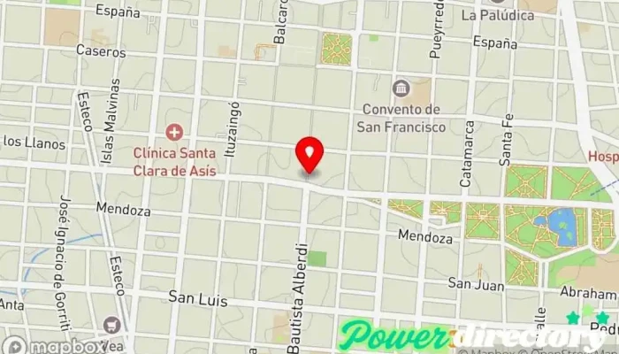 mapa de Federar Agencia de préstamos en Salta