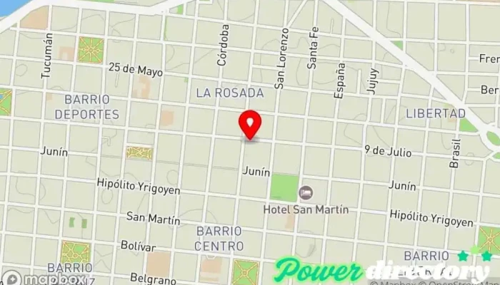 mapa de Federar Agencia de préstamos, Servicio de asesoramiento crediticio en Corrientes
