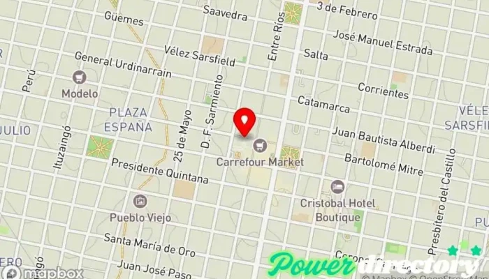 mapa de Federar Agencia de préstamos en Concordia