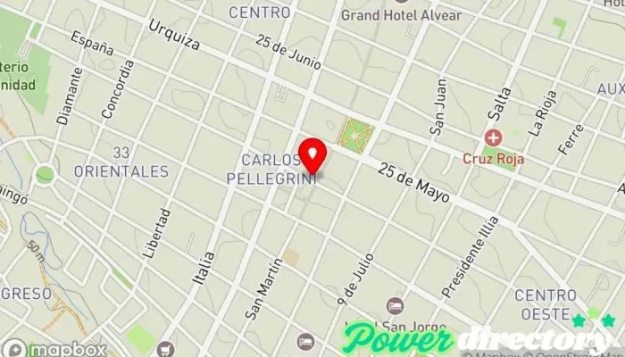 mapa de Federar Comercio en Paraná