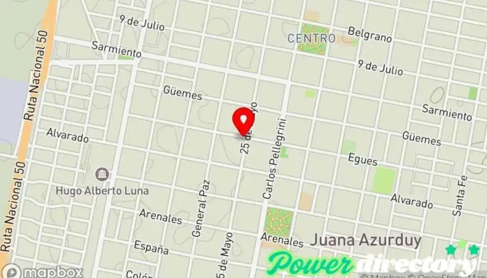 mapa de Federar Agencia de préstamos en San Ramon de la Nueva Oran