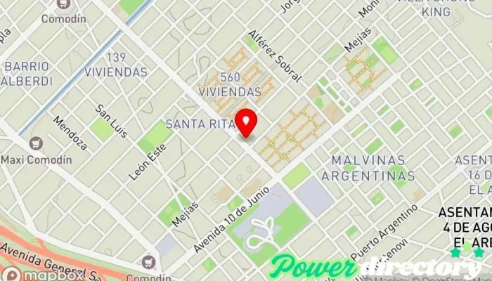 mapa de F&F CREDITOS Oficinas de empresa en San Salvador de Jujuy