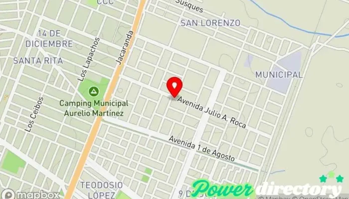 mapa de F&F CREDITOS Oficina de la Administración en Libertador Gral San Martín