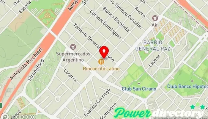 mapa de Fie Gran Poder S.A. Agencia de préstamos en Villa Celina