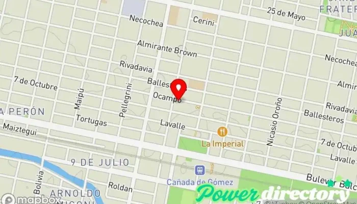 mapa de Filial Cañada De Gomez Banco en Cañada de Gomez