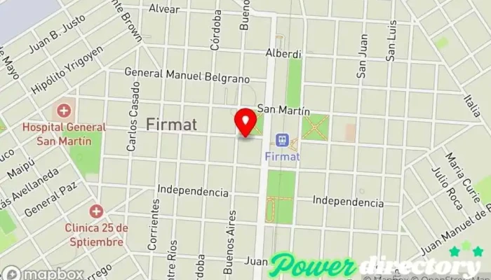 mapa de Filial Firmat Banco en AYG