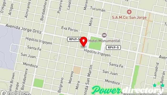 mapa de Filial San Jorge Banco en San Jorge