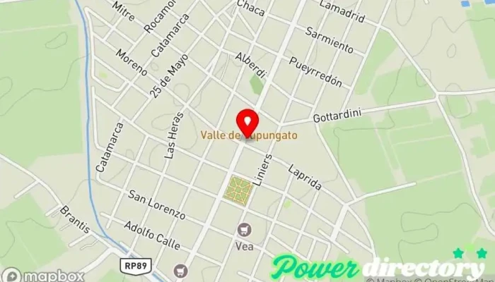 mapa de Filial Tupungato Banco en ARF