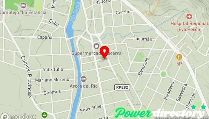 mapa de Financentauri SAS Consultora financiera en Santa Rosa de Calamuchita