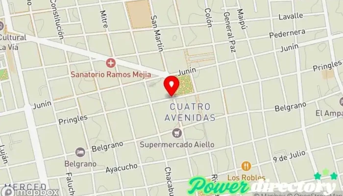 mapa de Financiaciones Cuyo S.A. Prestamista hipotecario en San Luis