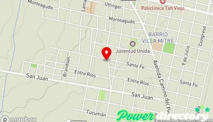 mapa de Financiera Copre Asesor fiscal, Planificador financiero en Tafí Viejo