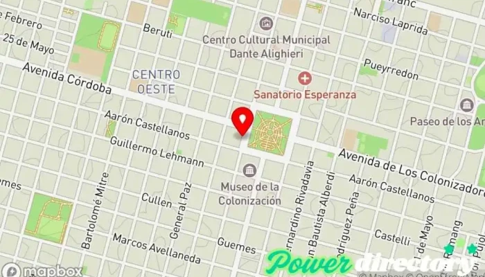 mapa de FinanYa! Institución financiera en Esperanza