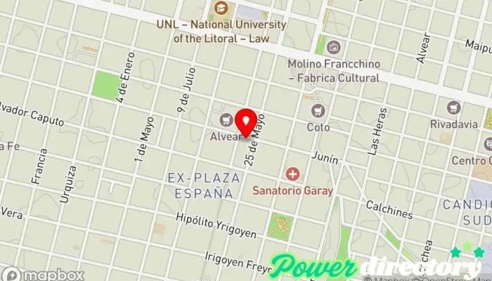 mapa de FINANZA | Soluciones Financieras Consultora financiera en Santa Fe de la Vera Cruz