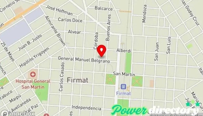 mapa de Firmat Planauto Pfdsacya Agencia de préstamos en Firmat