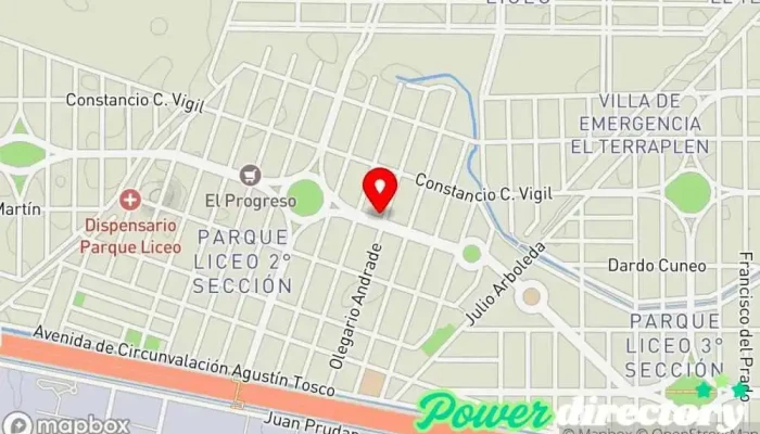 mapa de Fisiokinesis Fisioterapeuta en Córdoba