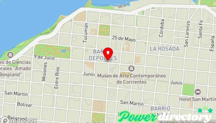 mapa de Fisiopelvisnea Clínica ginecológica en Corrientes