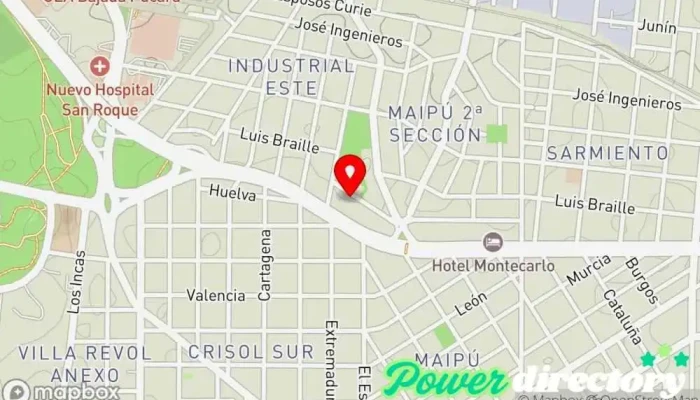 mapa de Fisioterapia en Cordoba - Corporis Fisioterapeuta, Clínica de fisioterapia, Médico especializado en medicina deportiva en Córdoba