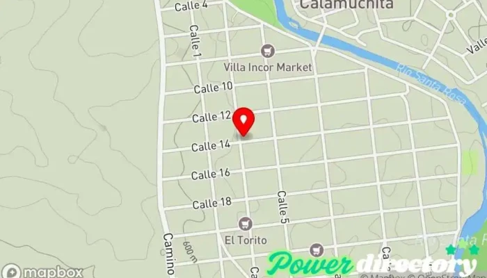 mapa de Fisioterapia PERONA Médico en Santa Rosa de Calamuchita
