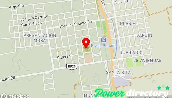 mapa de Fraile Pintado  en Fraile Pintado