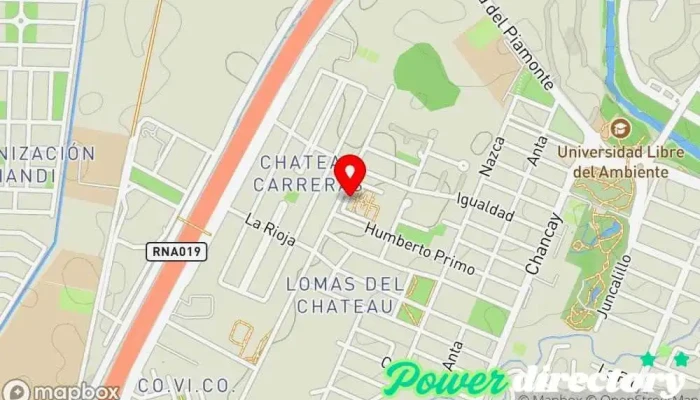 mapa de Gabriela Soledad López Fisioterapeuta en Córdoba