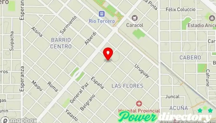 mapa de Gamaan SAS Oficina de cambio de divisas en Río Tercero