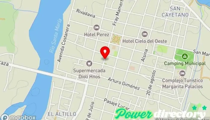 mapa de Gesama Prestamista hipotecario en Santa María