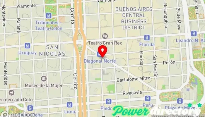 mapa de GESTIONIS SRL Agencia de préstamos en Cdad. Autónoma de Buenos Aires