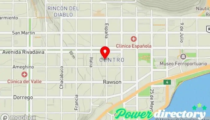 mapa de Gestoria Ejecute Gestoría en Comodoro Rivadavia