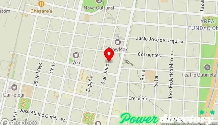 mapa de GMF Prestamos Personales Agencia de préstamos en Capital, Mendoza