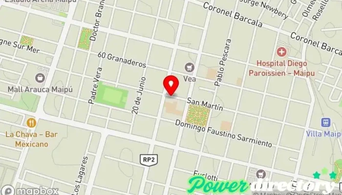 mapa de GMF Prestamos Personales Agencia de préstamos en Maipú