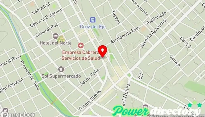 mapa de GRU MAC Créditos Institución financiera en GVP