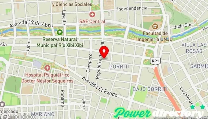 mapa de Grupo Sicom Servicio de asesoramiento crediticio, Agencia de préstamos en San Salvador de Jujuy