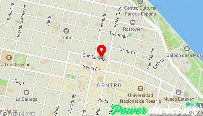 mapa de Grupo Unión S.A. Oficina de la Administración en Rosario