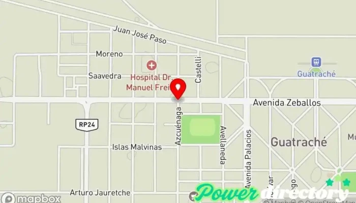 mapa de Guatrache,La Pampa Tienda de electrónica en Guatraché