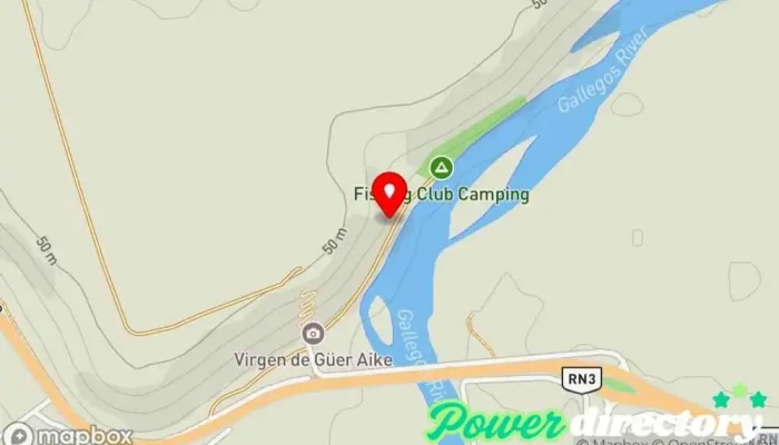 mapa de Güer Aike Mirador en Santa Cruz