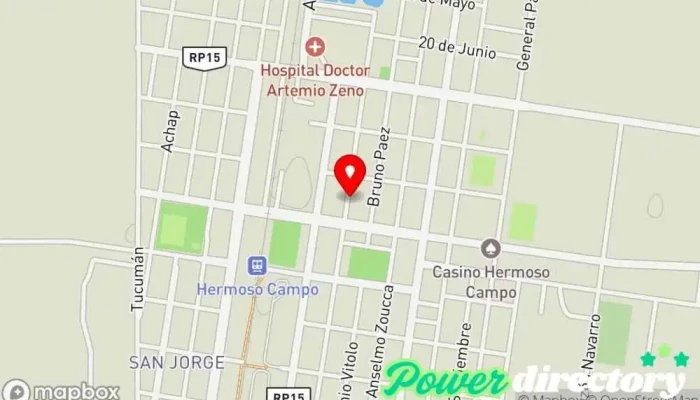 mapa de Hermoso Campo  en Hermoso Campo