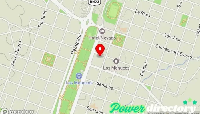 mapa de Hospital Los Menucos Asesor médico en Los Menucos