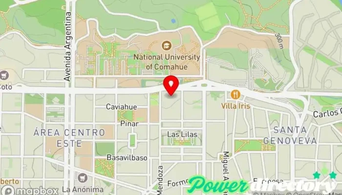 mapa de Infinito Créditos Institución financiera en Neuquén