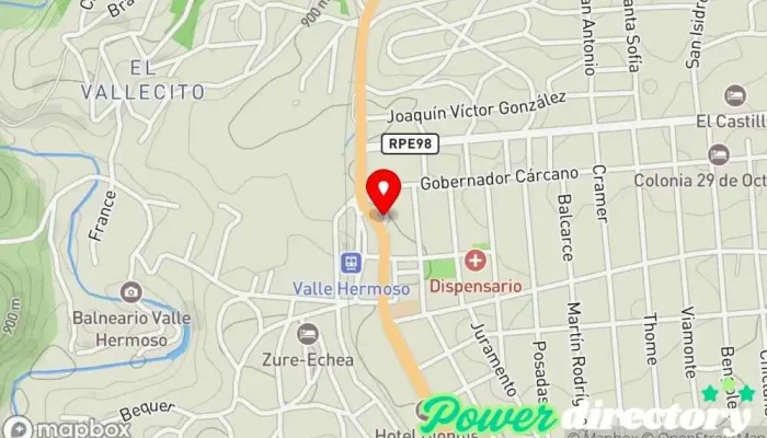 mapa de Inmobiliaria Graciela Corra Agencia inmobiliaria en Valle Hermoso