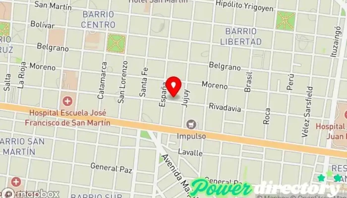 mapa de Instituto Cardiocentro Cardiólogo en Corrientes