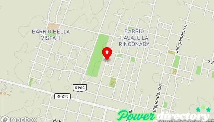 mapa de Instituto De La Salud  en Villa Aberastain