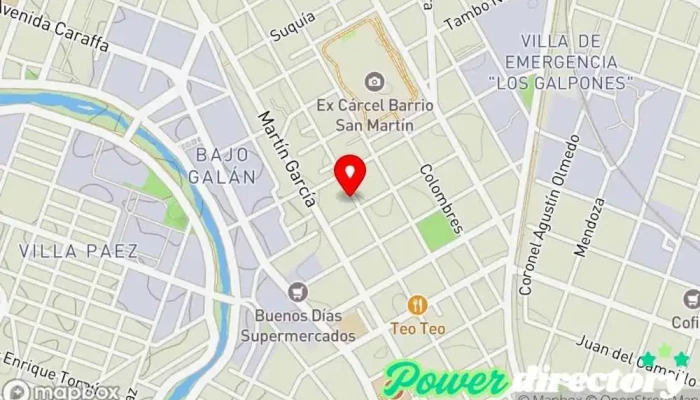 mapa de Instituto de Rehabilitación del Lisiado - Córdoba Centro de rehabilitación en Córdoba