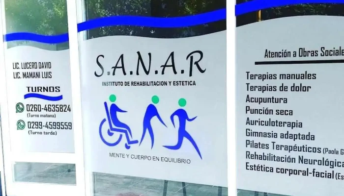 Instituto de Rehabilitación y Estética S.a.n.a.r - Villa Regina