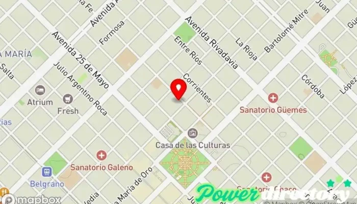 mapa de Integra Especialidades en Kinesiología Médico en Resistencia