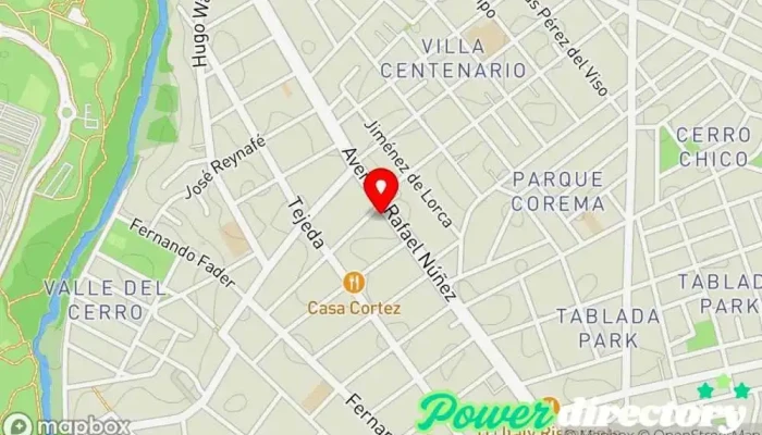 mapa de Integral y Deportiva Fisioterapeuta, Centro de rehabilitación, Masajista deportivo en Córdoba